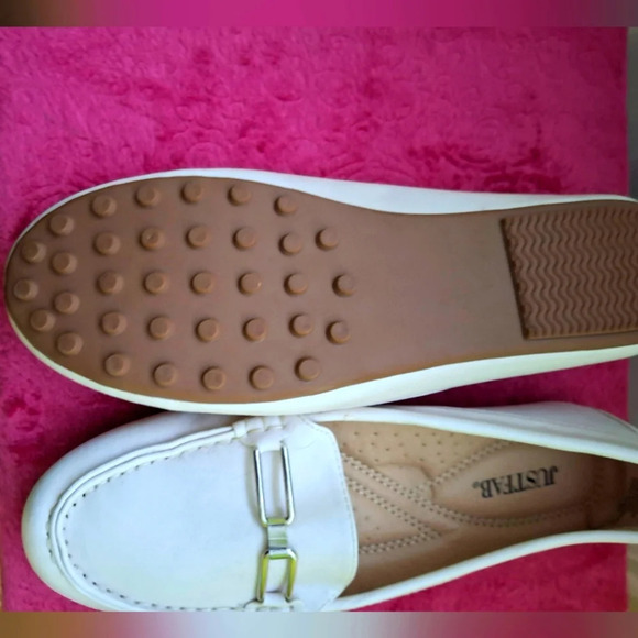 NWOT, Ivory blush  loafers, size 7.5 us - Picture 2 of 3